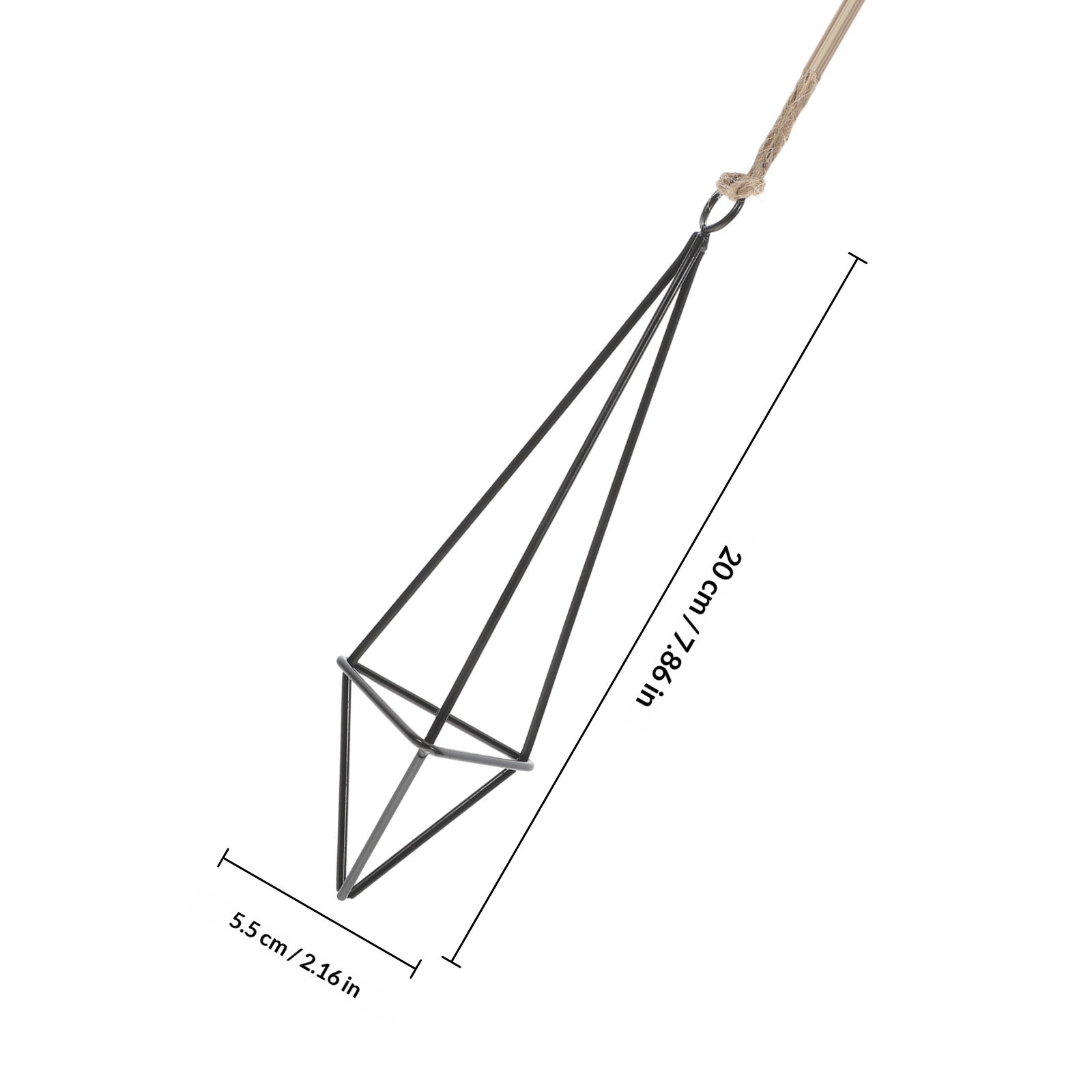 Geometrische ijzeren plantenho - Spider Plant Hanging recensie en prijs