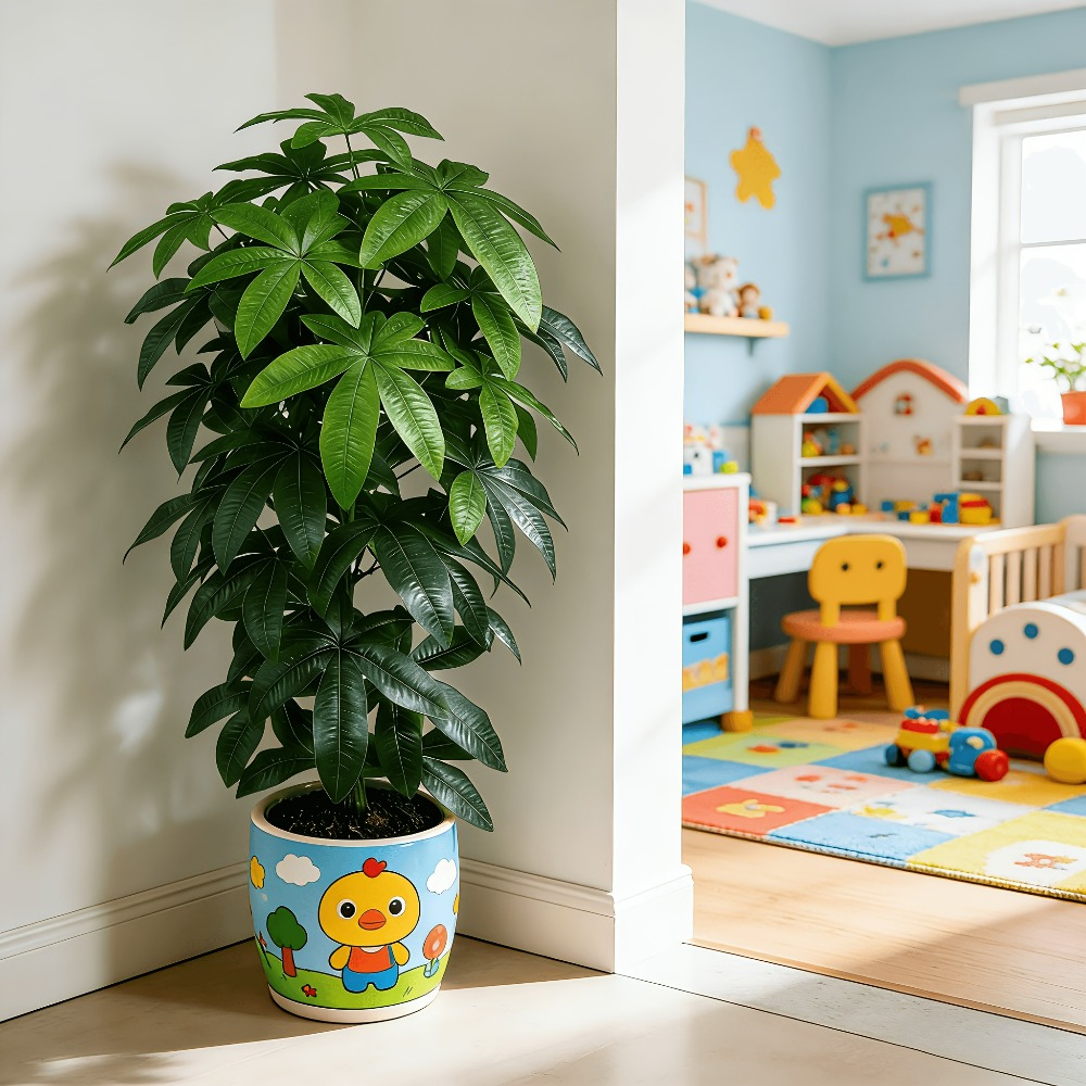 Een kunstmatige geldboom Pachi - Ficus Lyrata Tree recensie en prijs